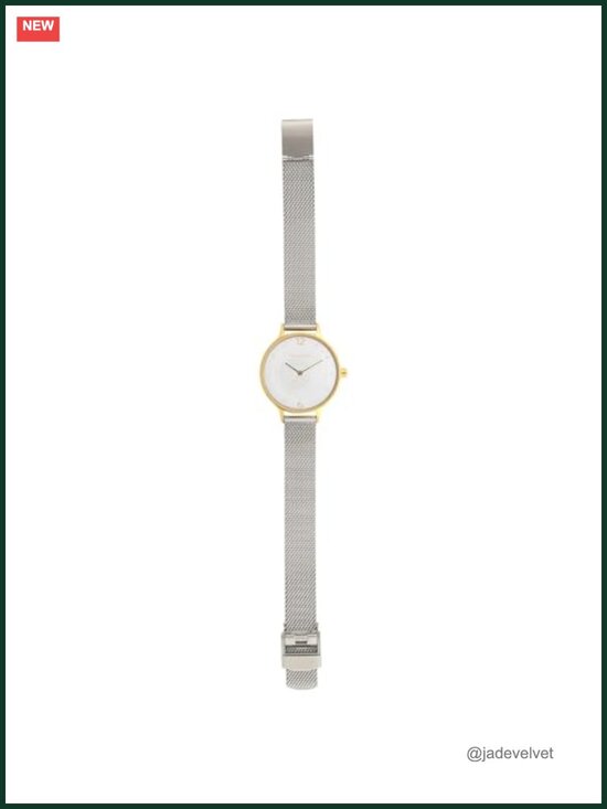 Skagen Anita Lille Women\'s Stainless Steel Mesh Watch with Crystal Accents main image 4